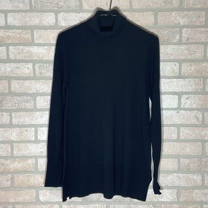 Soft Surroundings Women’s Black Turtleneck Sweater